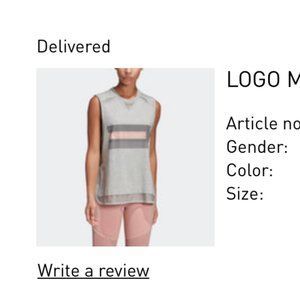 Adidas by Stella McCartney Loose Mesh Workout Tank